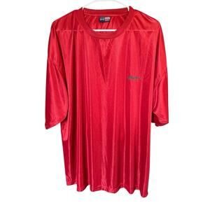 Vtg Y2K 90s Phat Farm Shirt Men's 2XL Red S/S Relaxed Sheer Streetwear NWT